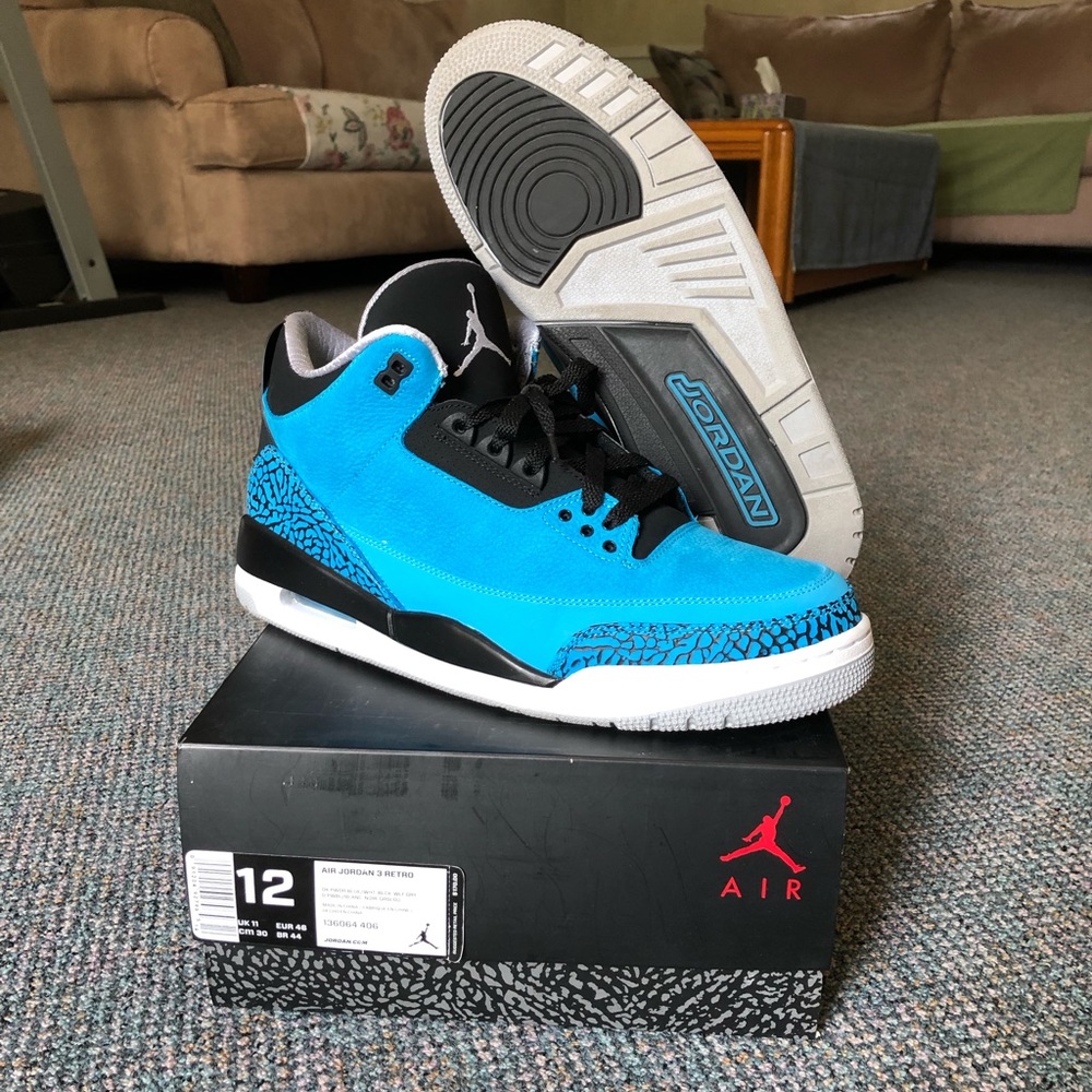 Air Jordan 3 Powder Blue